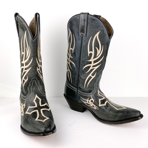 Justin Boots Shoes Justin Bent Rail Cross Western Boots Womens